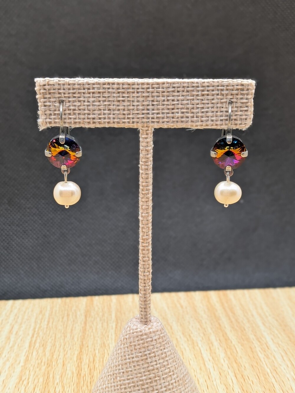 Sabika Rainbow Pearl Earrings